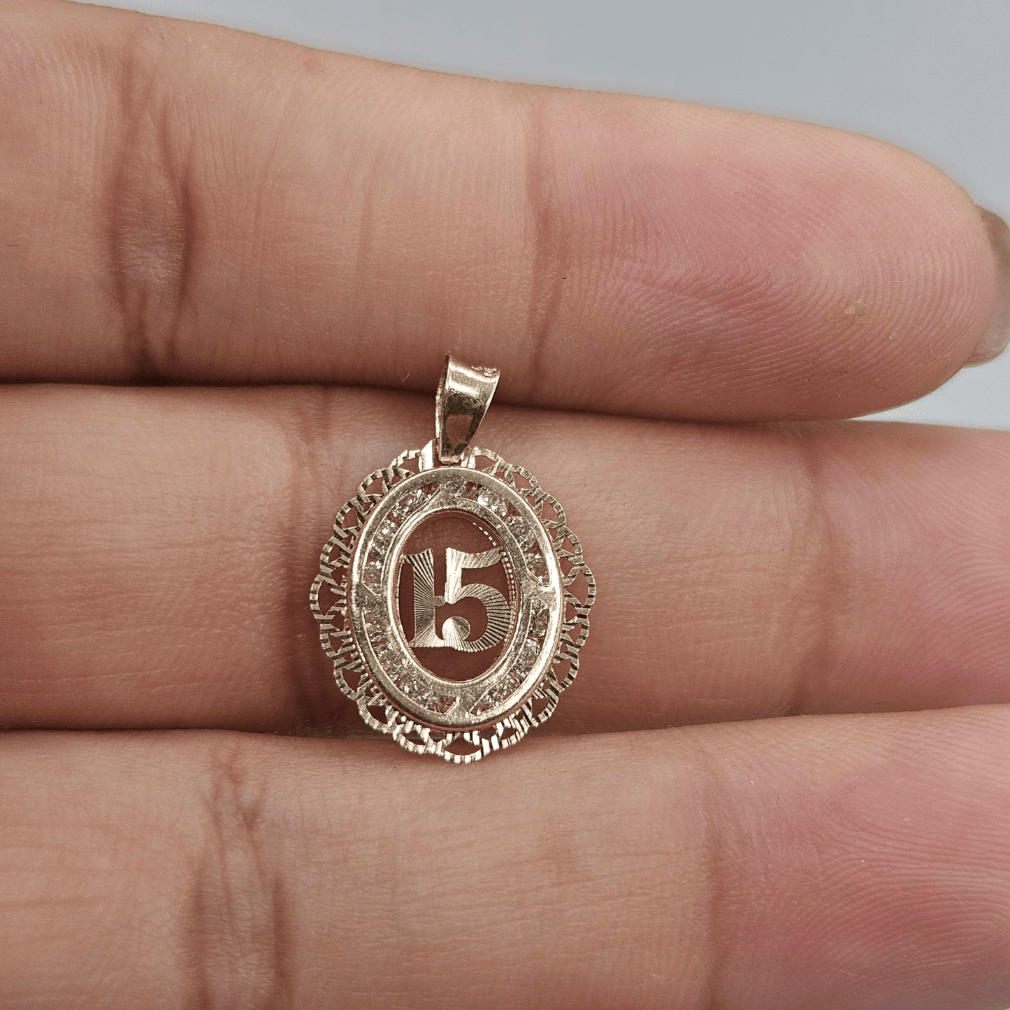 14K Gold 15 Years Pendant