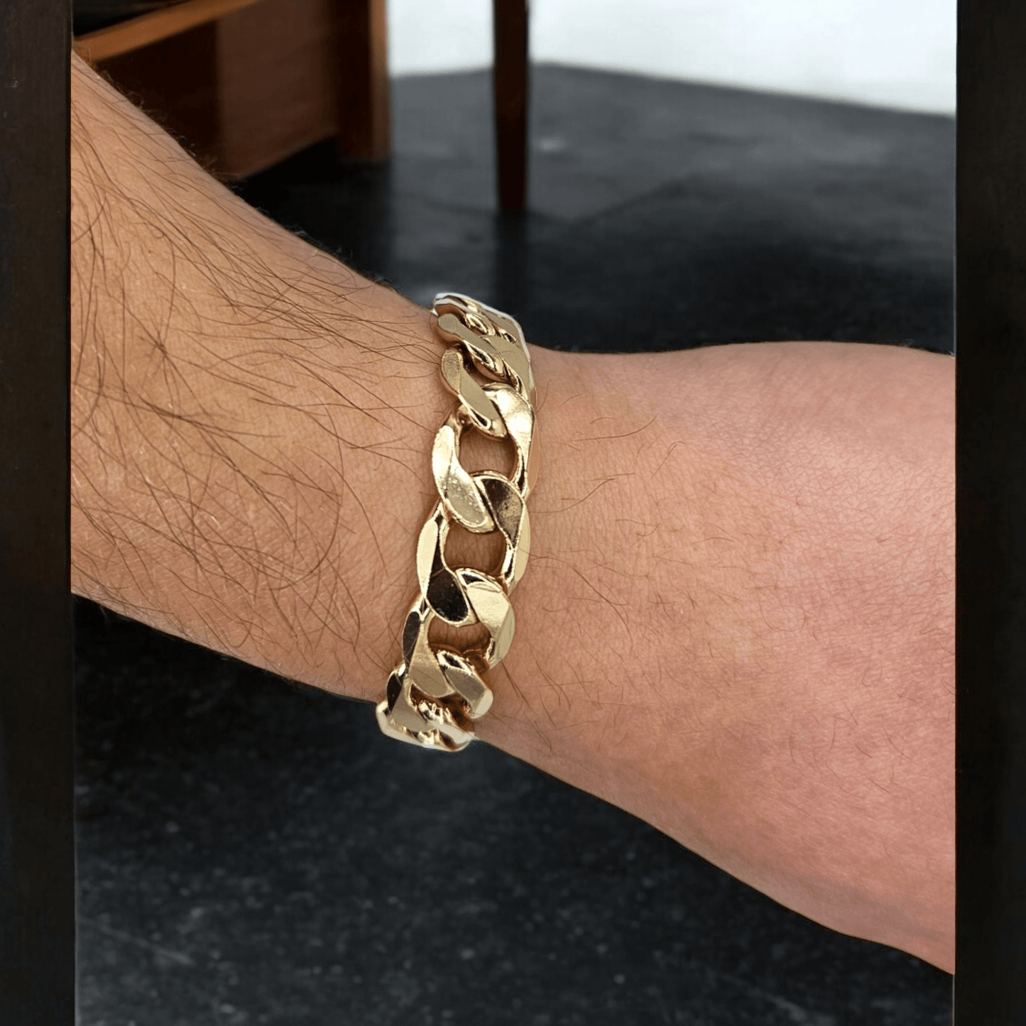 14k Gold Plated Bracelet 10mm
