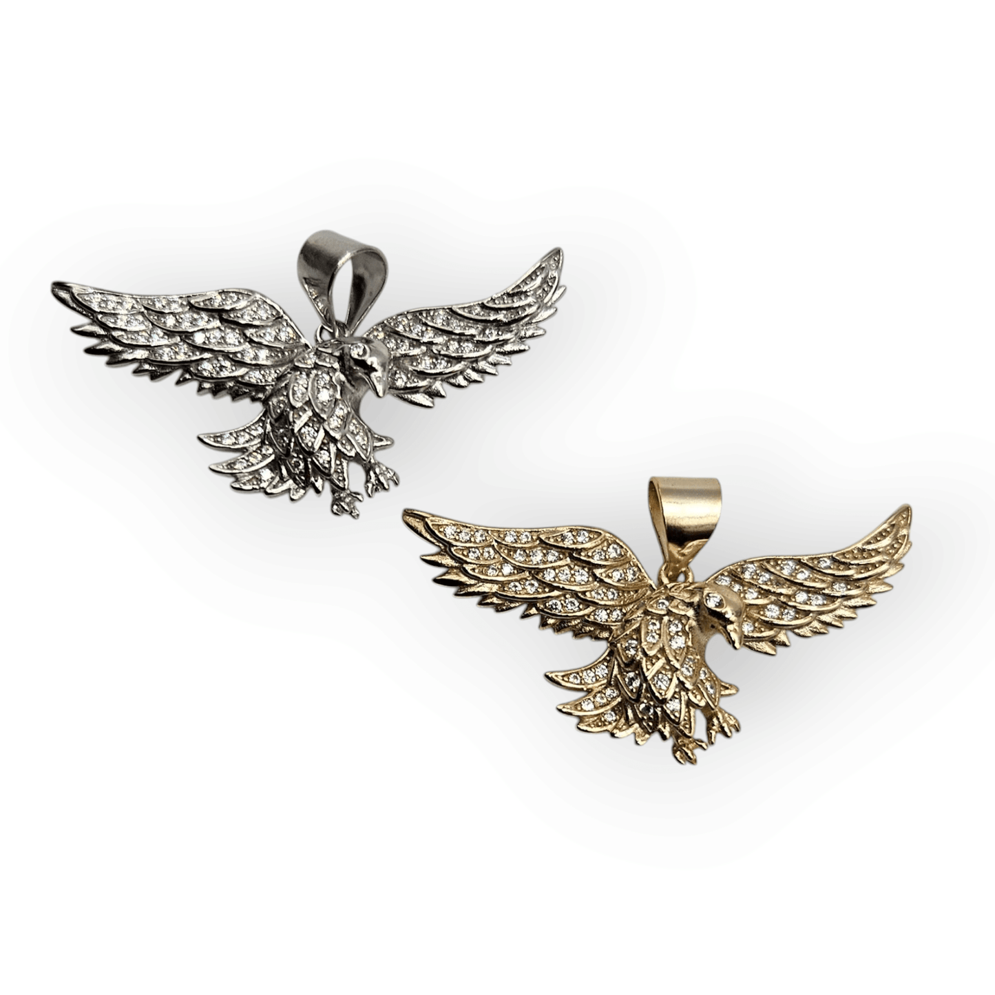 American Eagle 14K Gold Plated or Silver 925 Pendant