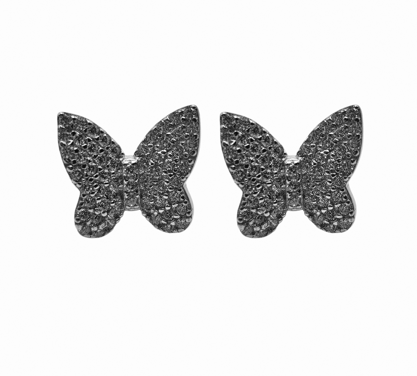 Butterfly Silver 925 Stud Earrings 10mm