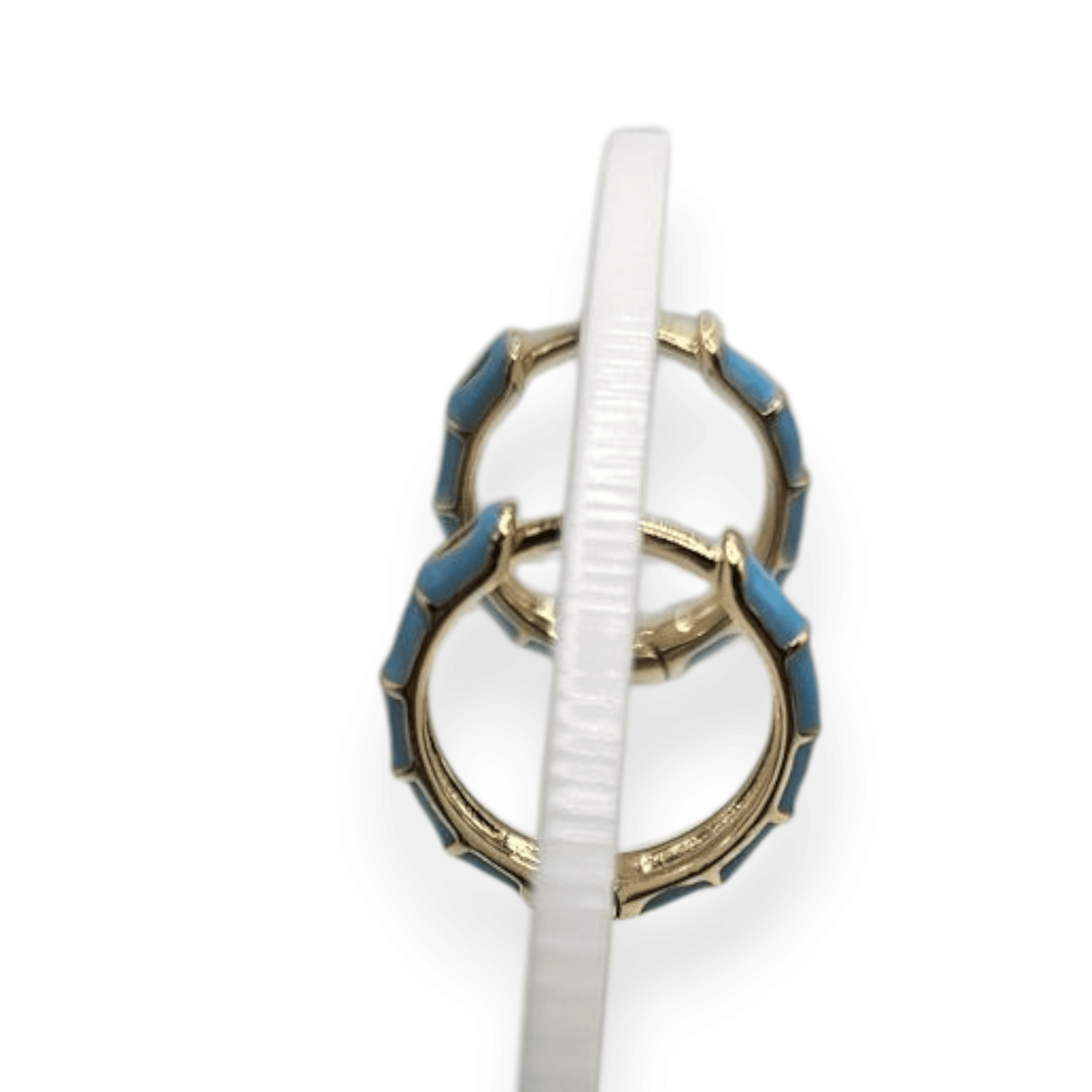 Colorfull 14k Gold Plated Hoop Earrings