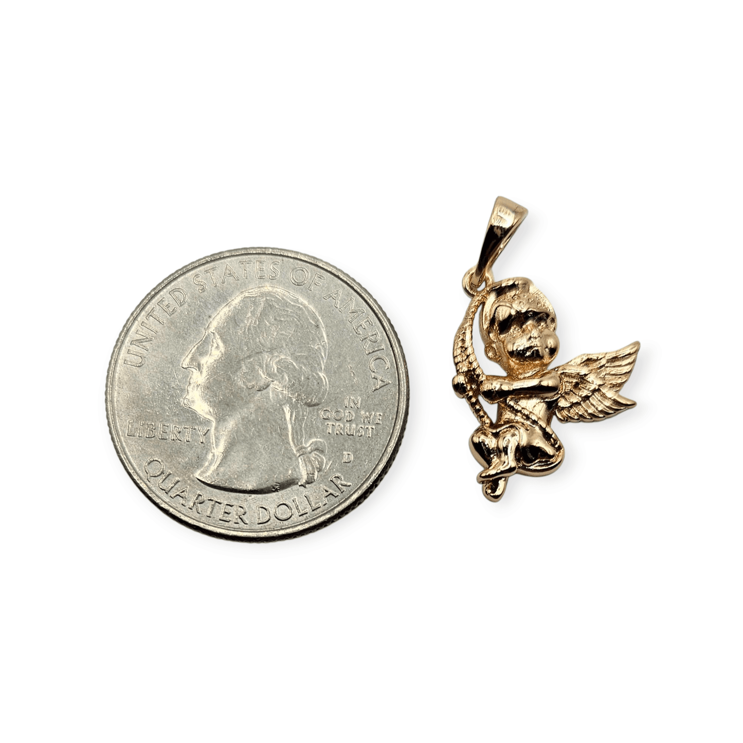 Cupid Rose Gold 18K Plated Pendant