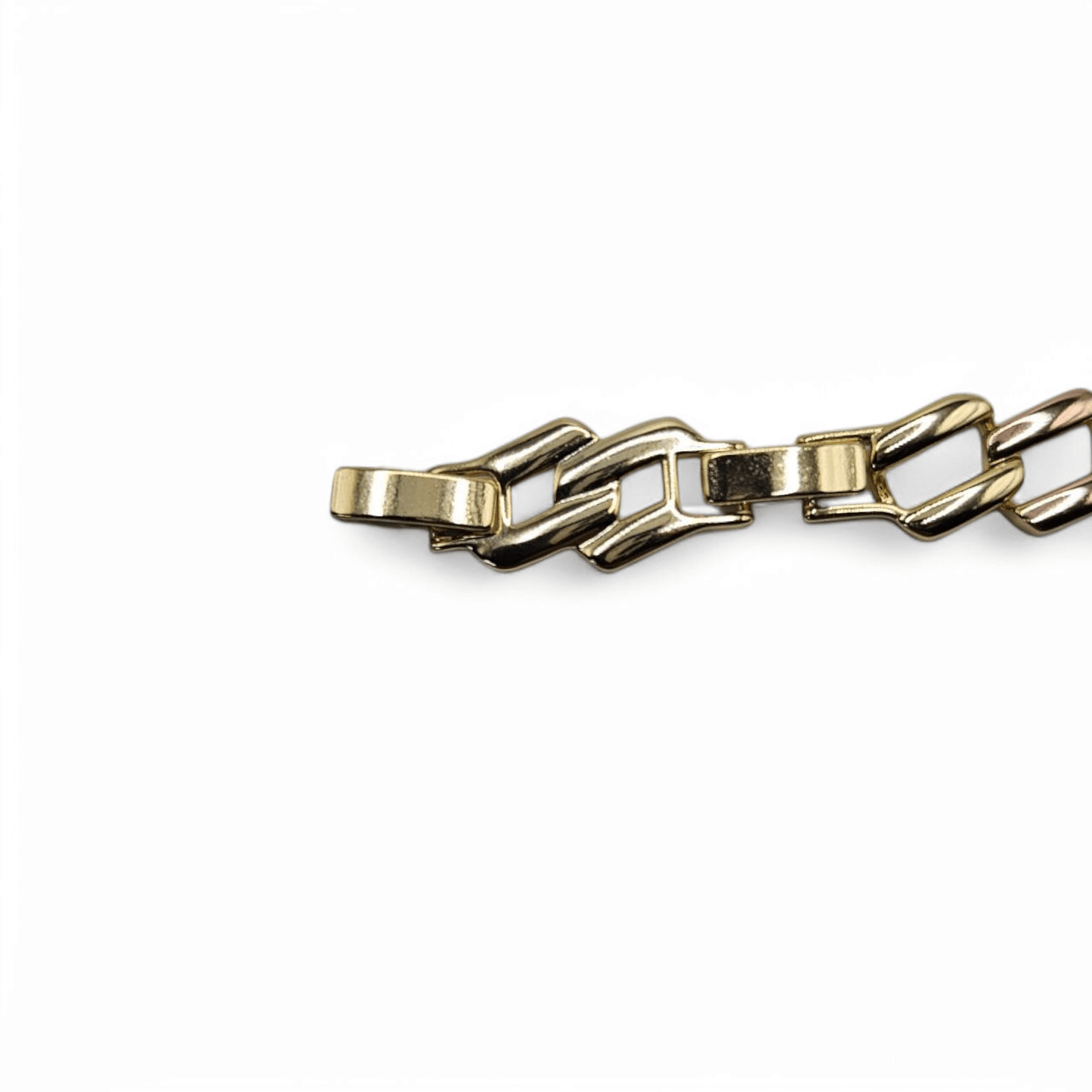 Fancy Tricolor 14K Gold Plated Bracelet for Women