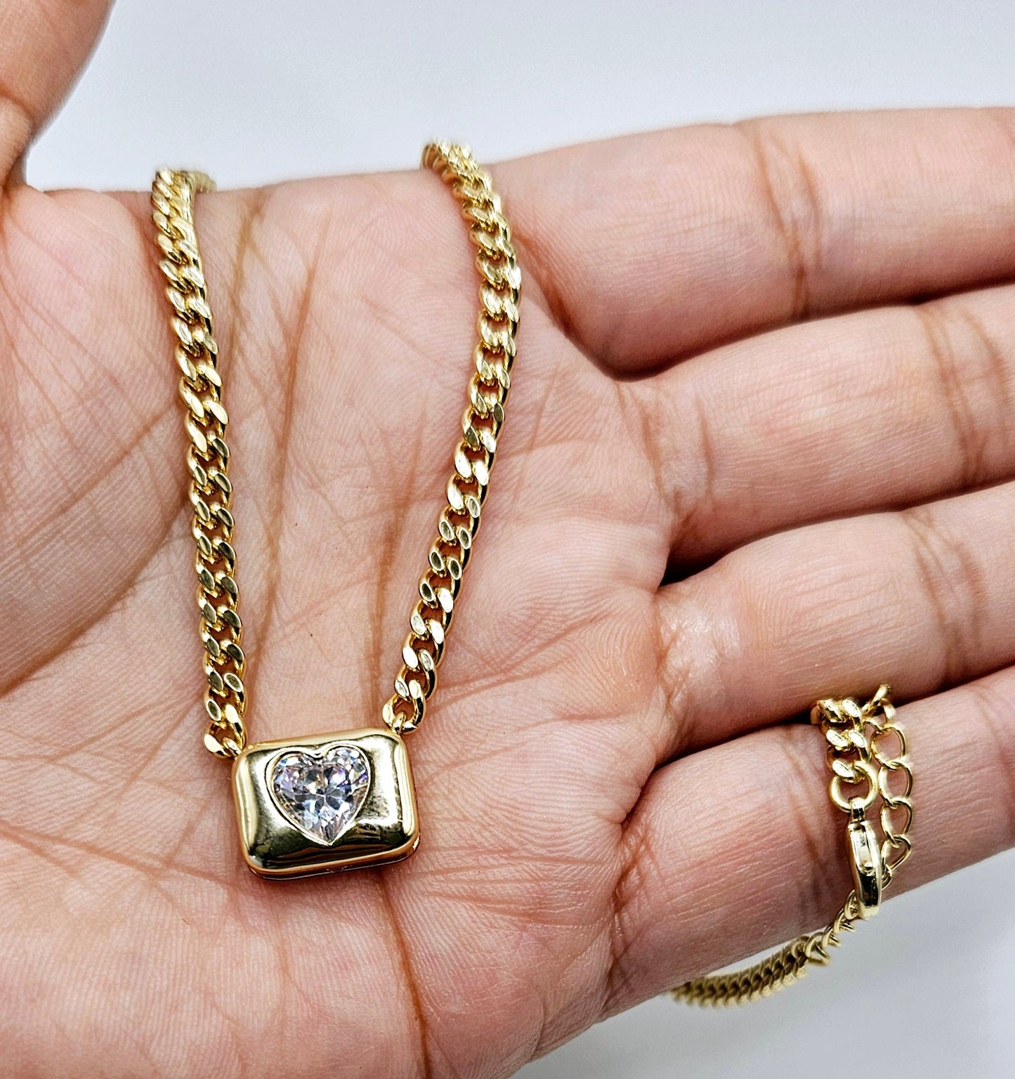 Heart hest Necklaces in 14K Gold Plated