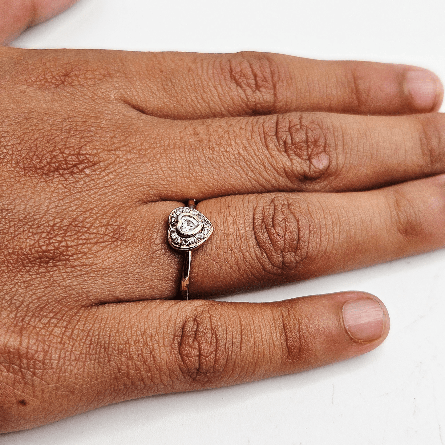 Kids Heart Ring 14k Gold