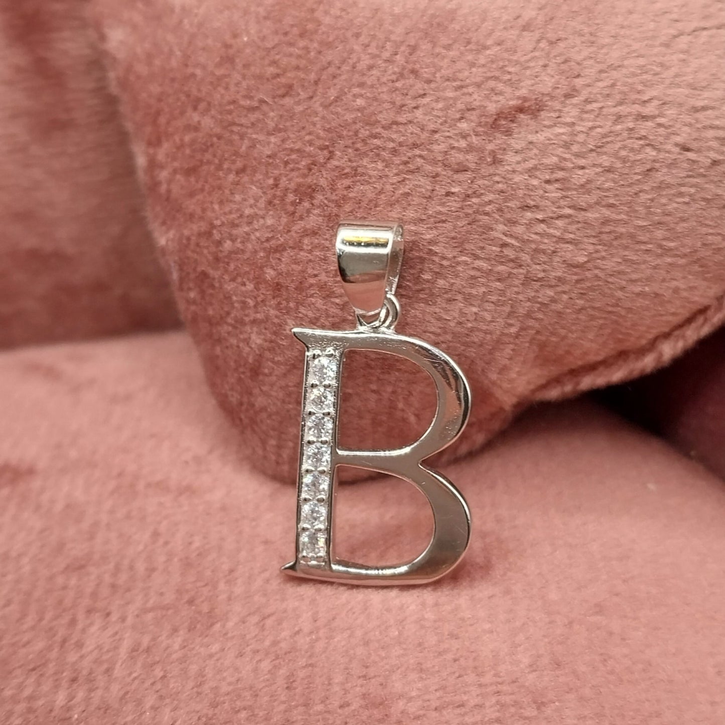 Letter B Initial Pendant