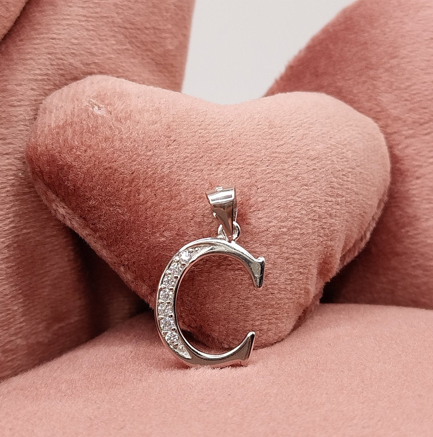 Letter C Initial Pendant