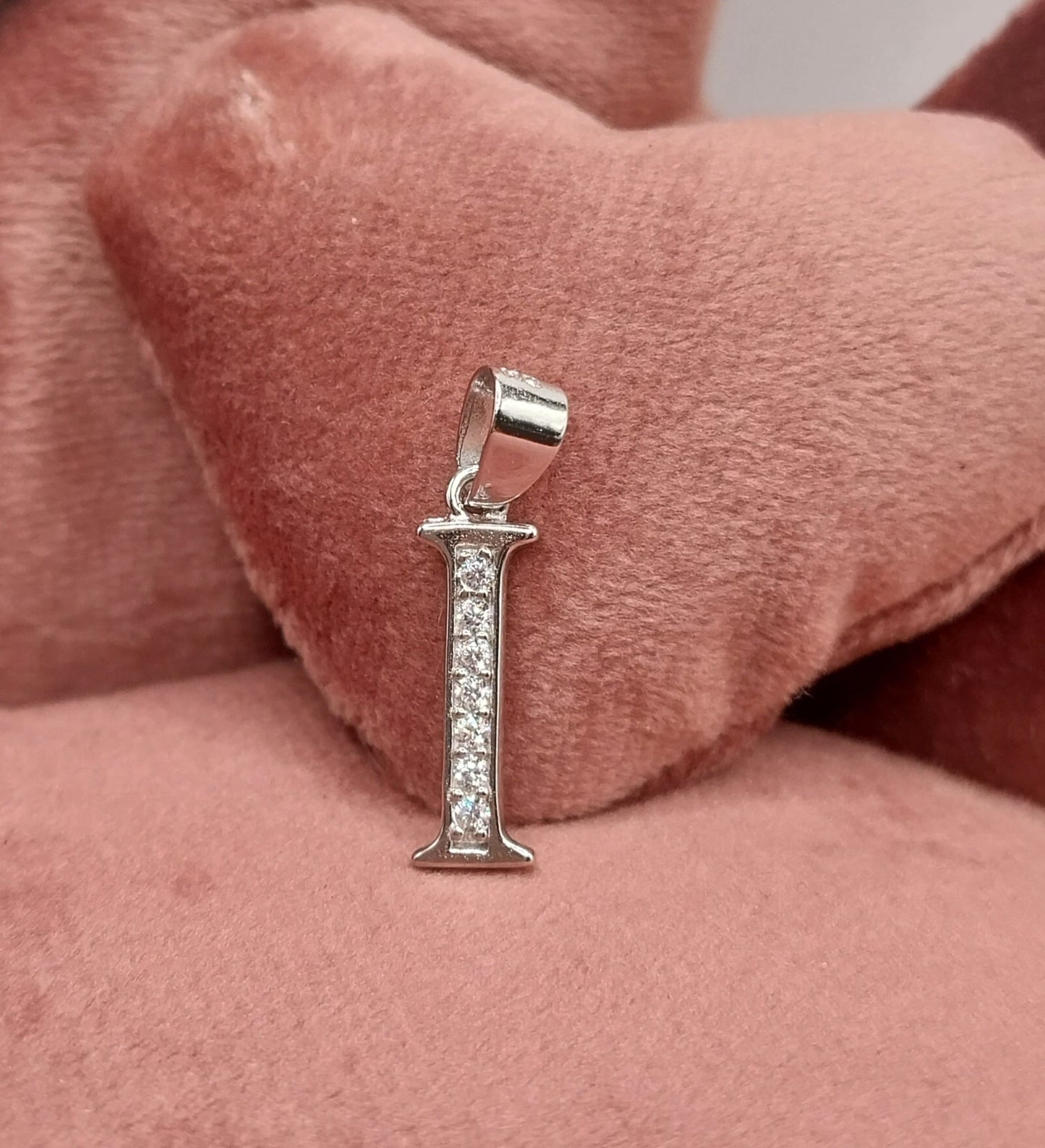 Letter I Initial Pendant