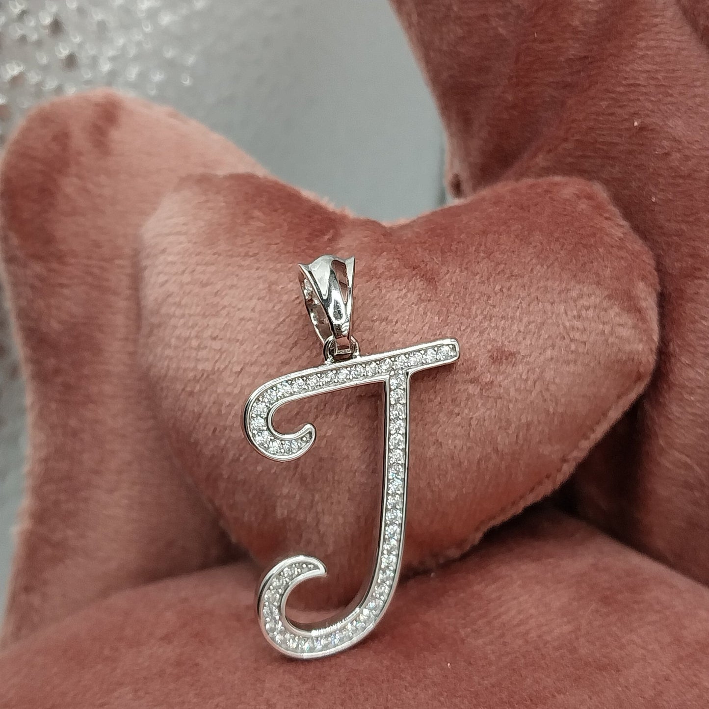 Letter J Initial Pendant