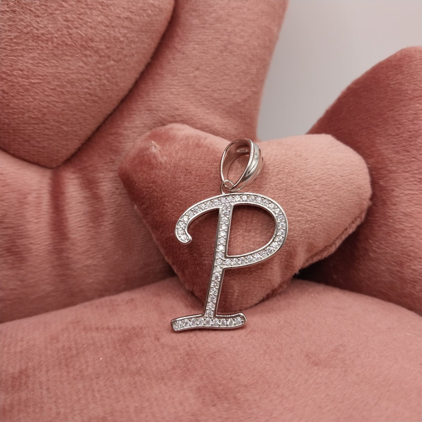 Letter P Initial Pendant