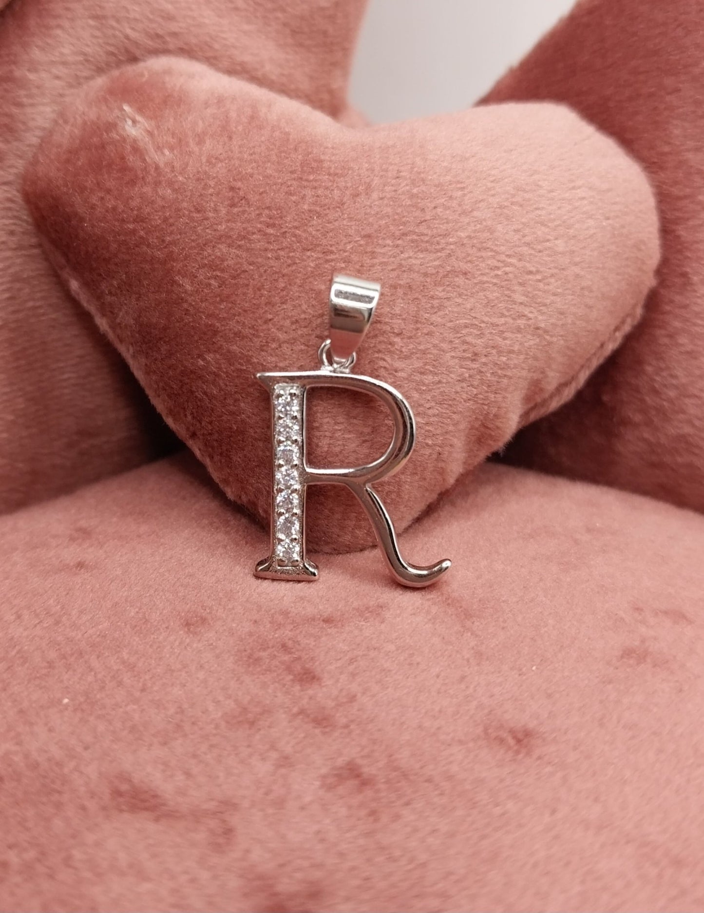 Letter R Initial Pendant