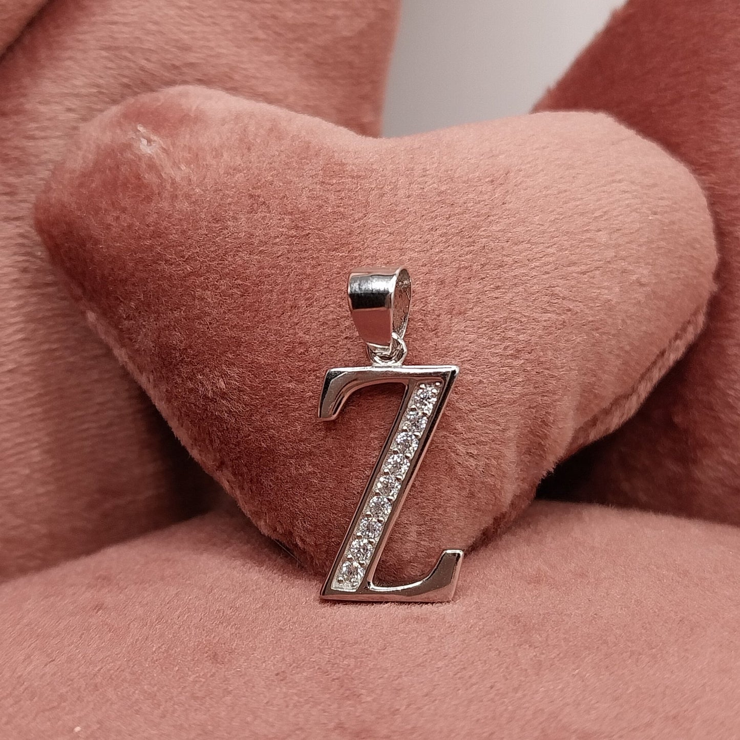 Letter Z Initial Pendant