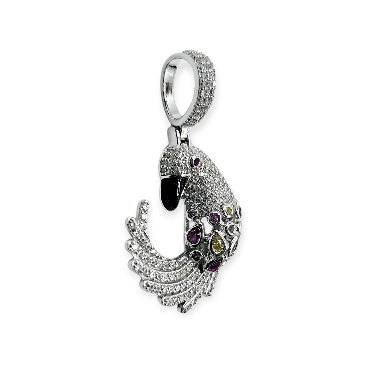 Macaw Bird Silver 925 Pendant