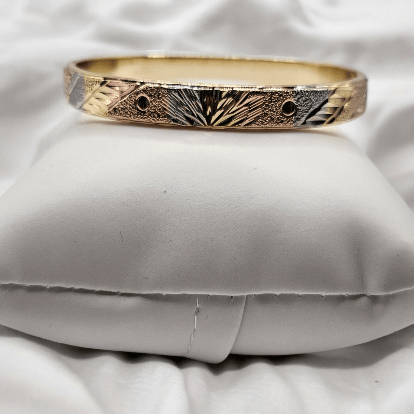 Multi Color Gold Plated Bangle