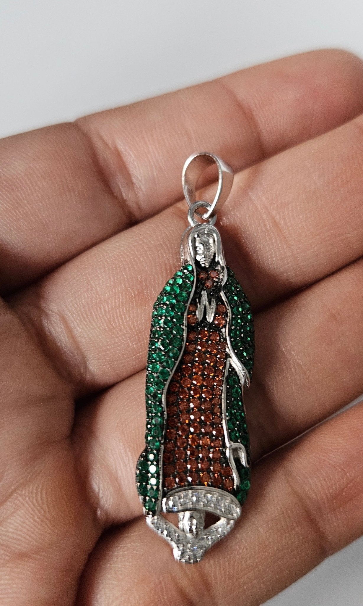 Our Lady of Guadalupe Silver 925 Pendant