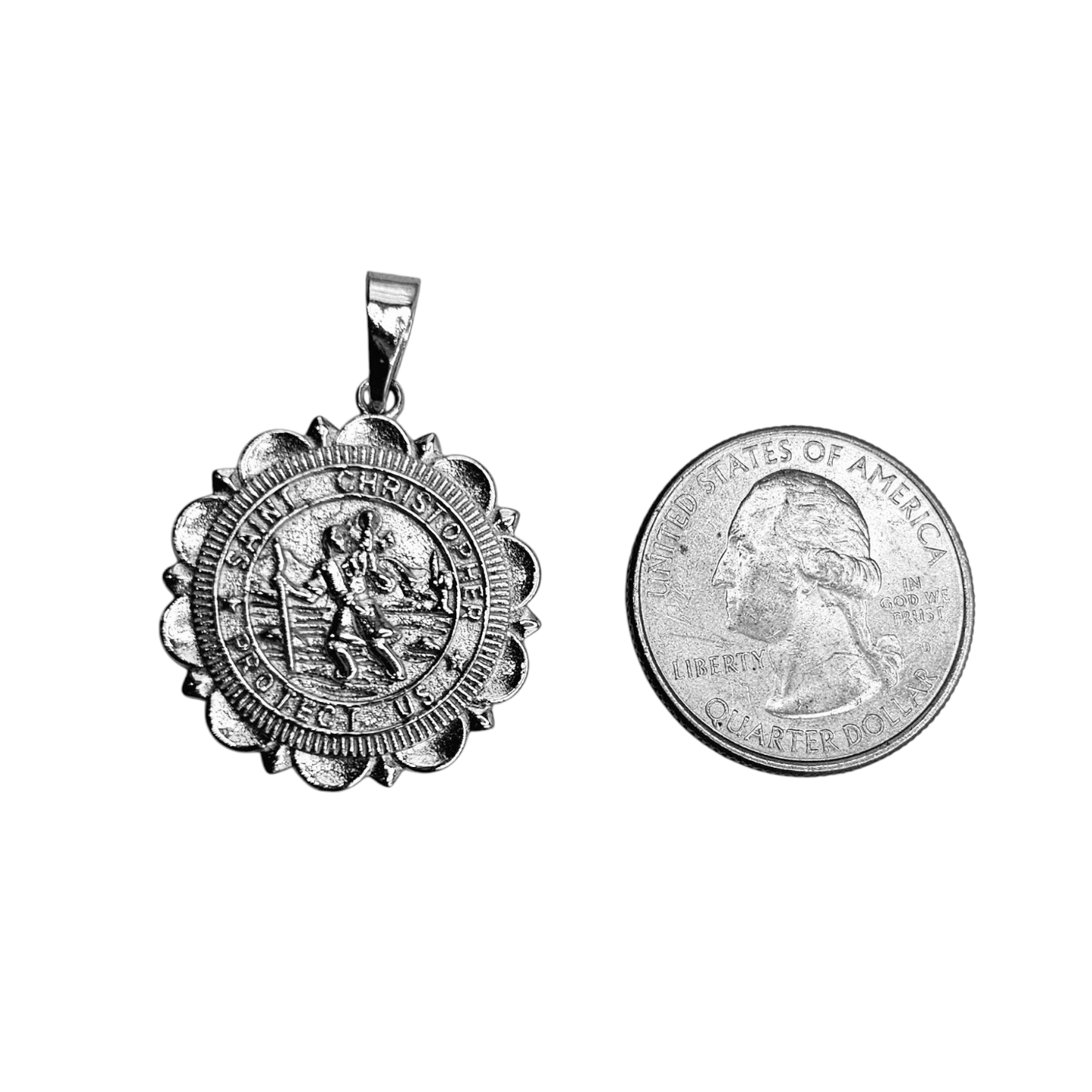 Saint Christopher Silver 925 Pendant