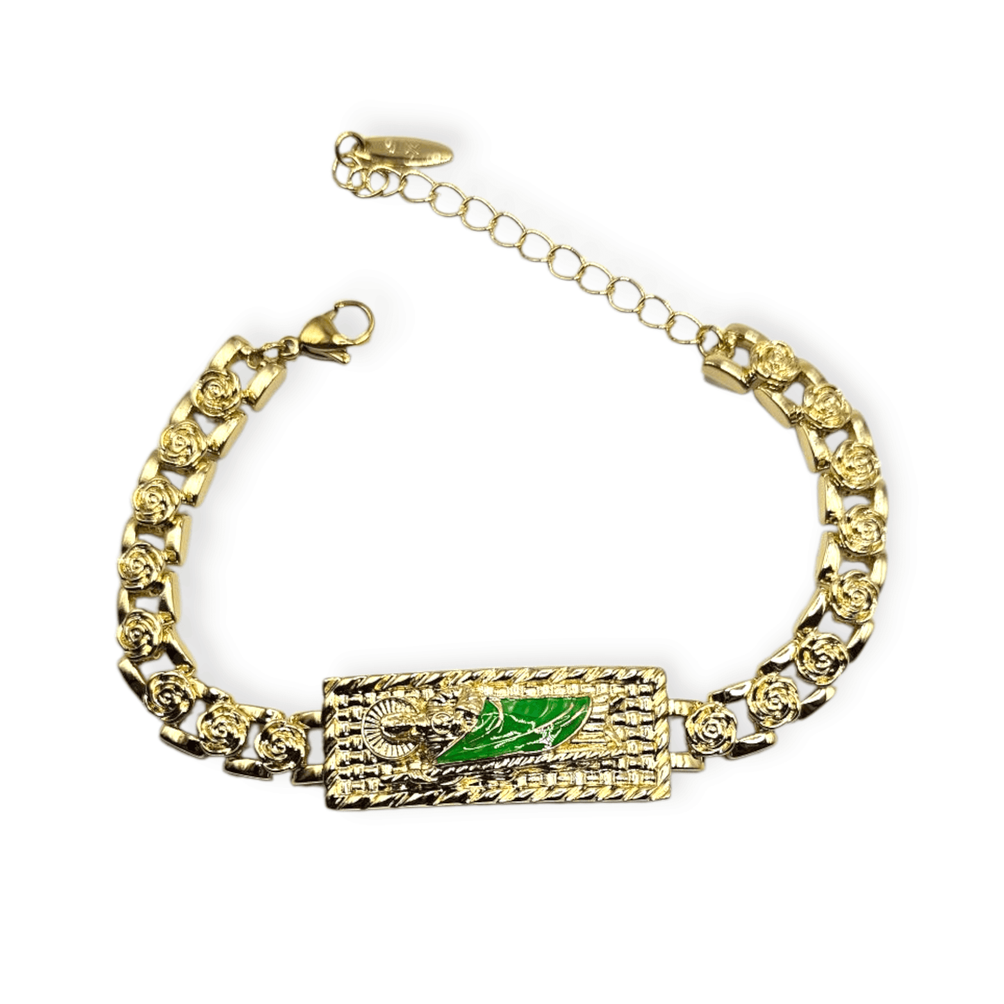 San Judas 14k Gold Plated Bracelet