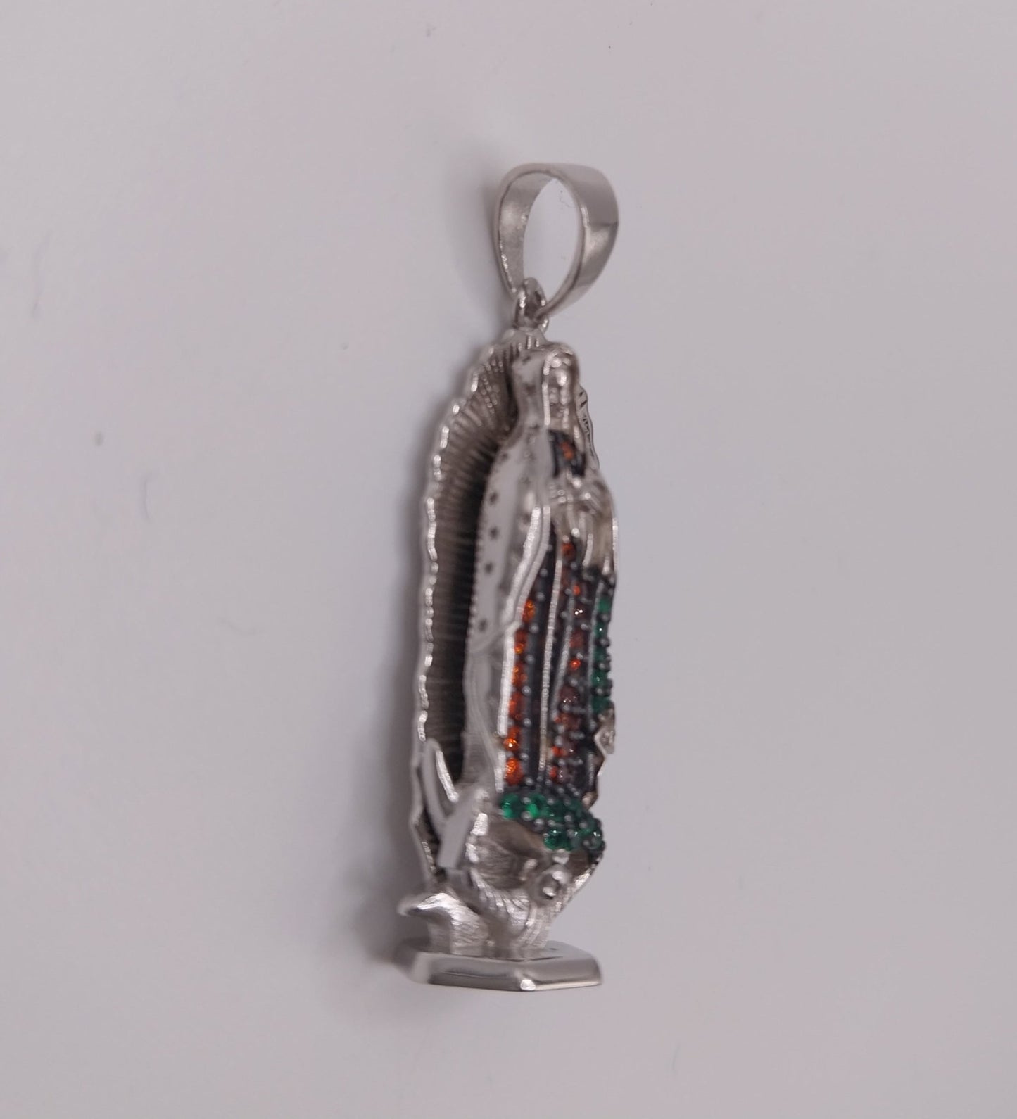 Virgen Maria (Virgin Mary) Statue Silver 925 Pendant