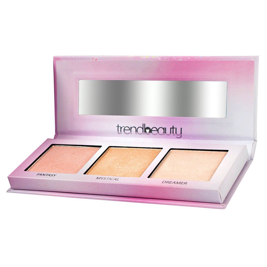 TrendBeauty Unicorn Dust Trio Highlighter Palette