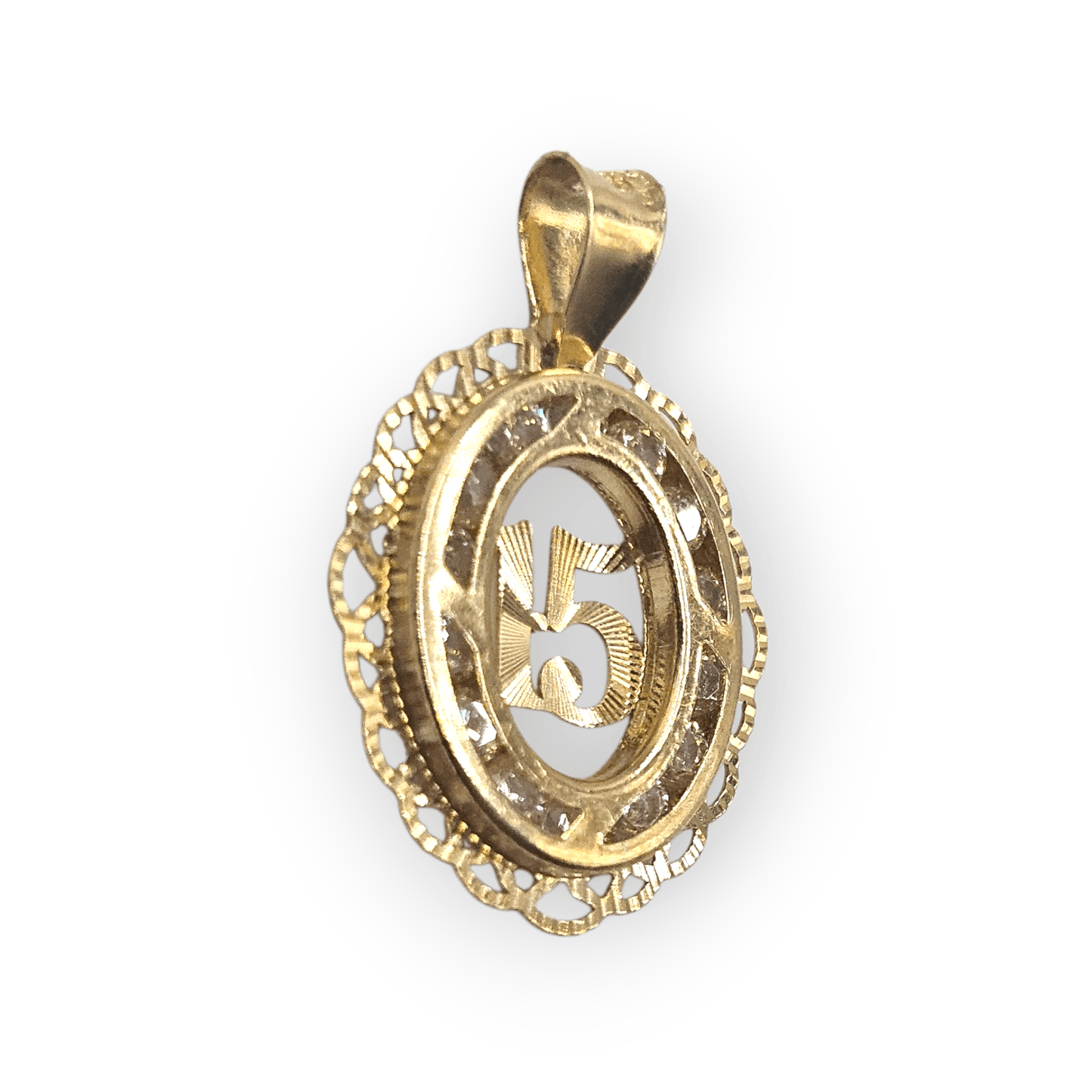 14K Gold 15 Years Pendant