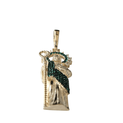 14K GP San Judas Silver 925 Pendant Saint Jude