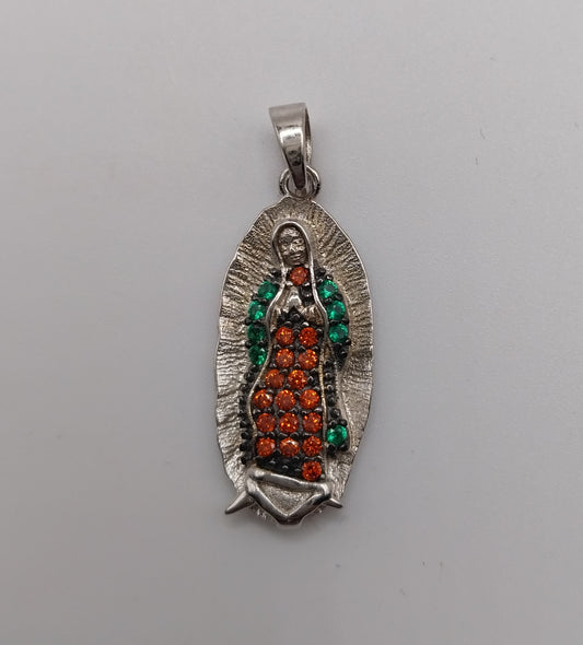 Virgen Maria (Virgin Mary) Silver 925 Pendant - Small