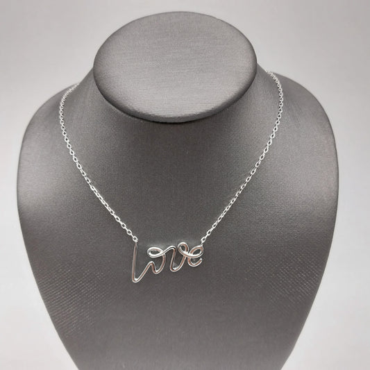 Love Silver 925 Necklace