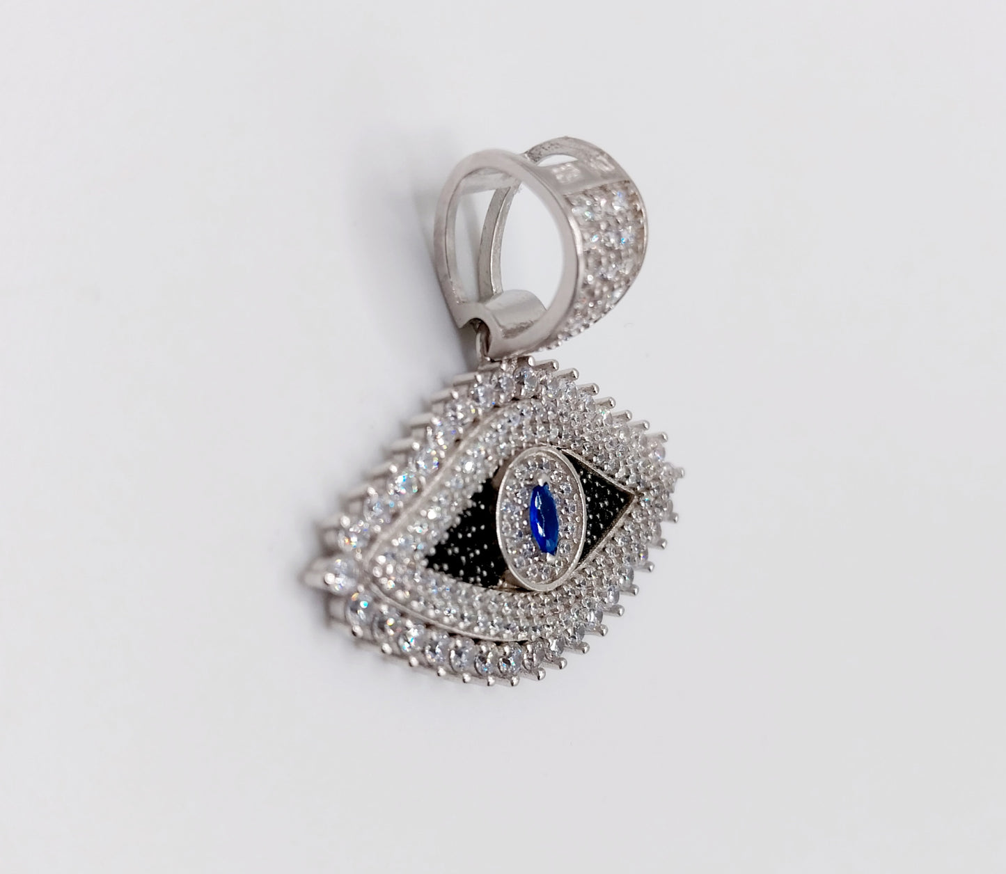 Evel Eye Silver 925 and Cubic Zirconia Pendant