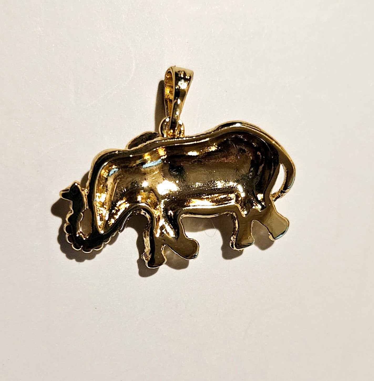 Elephant 14k Gold Plated Necklace