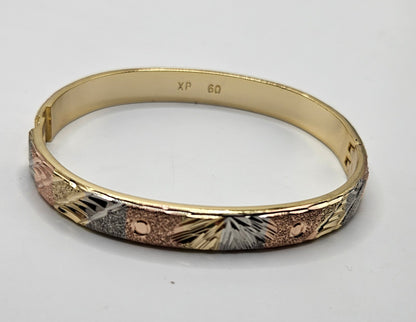 Multi Color Gold Plated Bangle