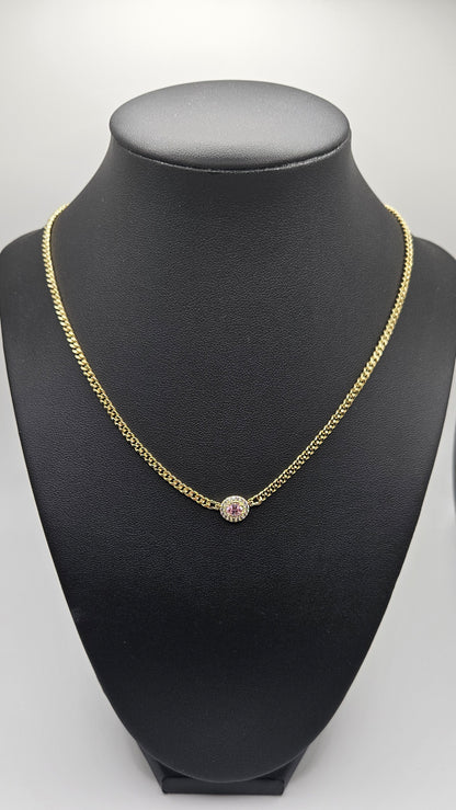 Birthstone Necklaces in 14K Gold Plated