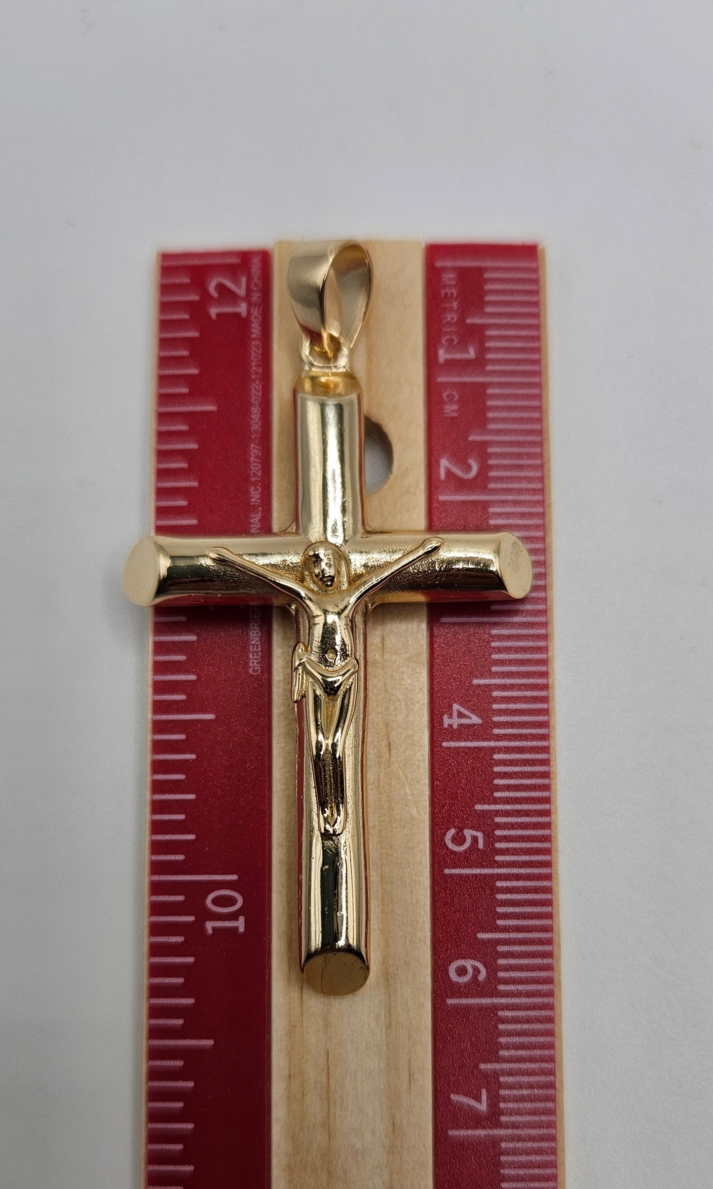 Silver 925 Cross Pendant - Gold Plated