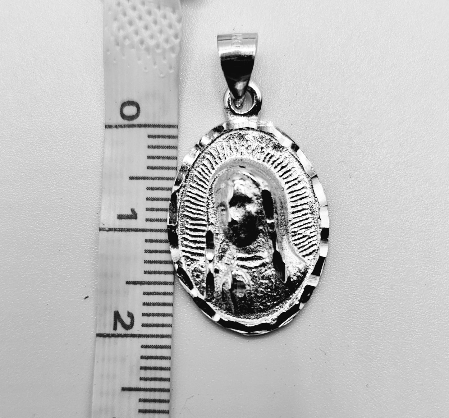 Colgante Virgen María Plata 925