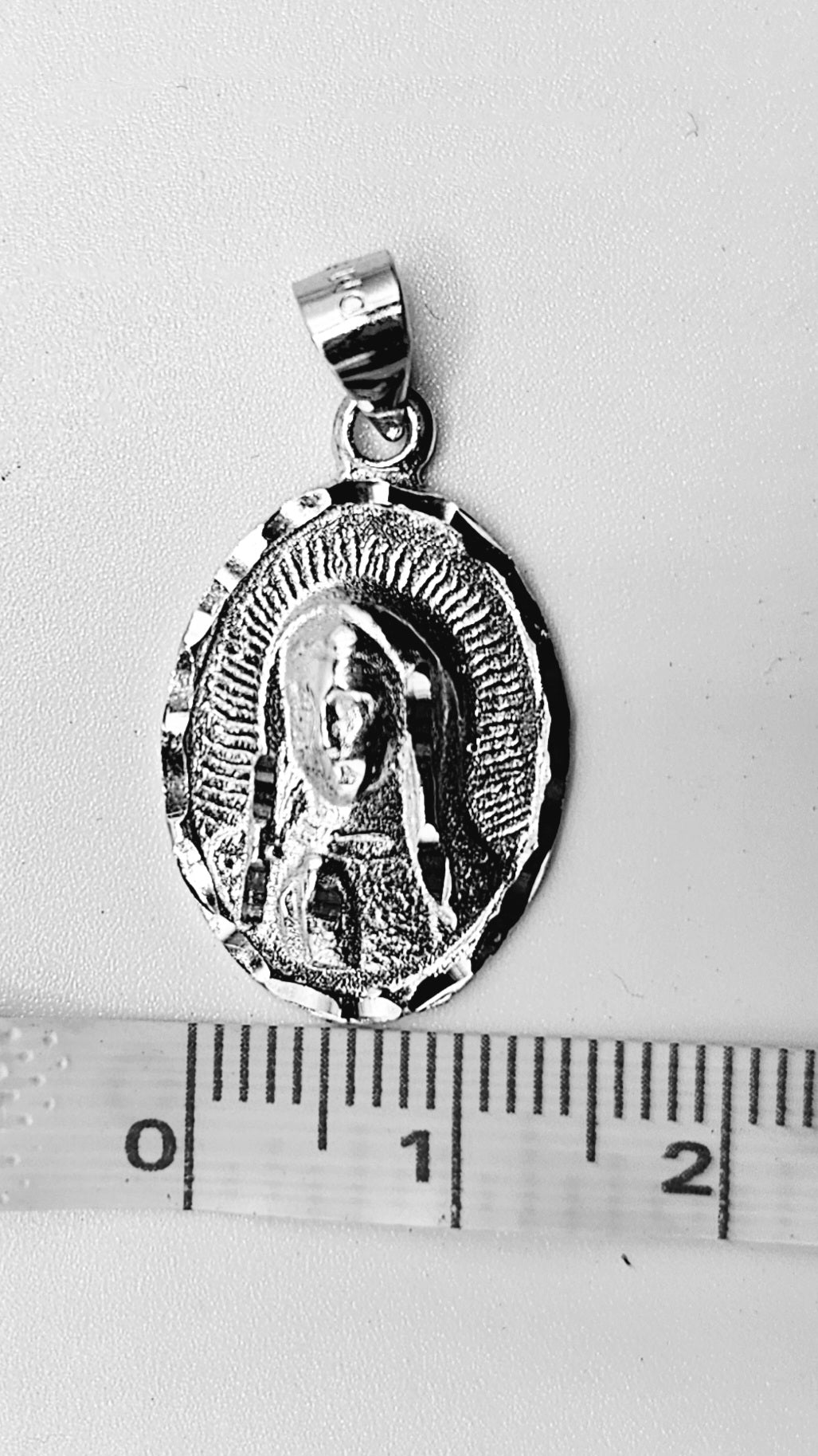 Colgante Virgen María Plata 925