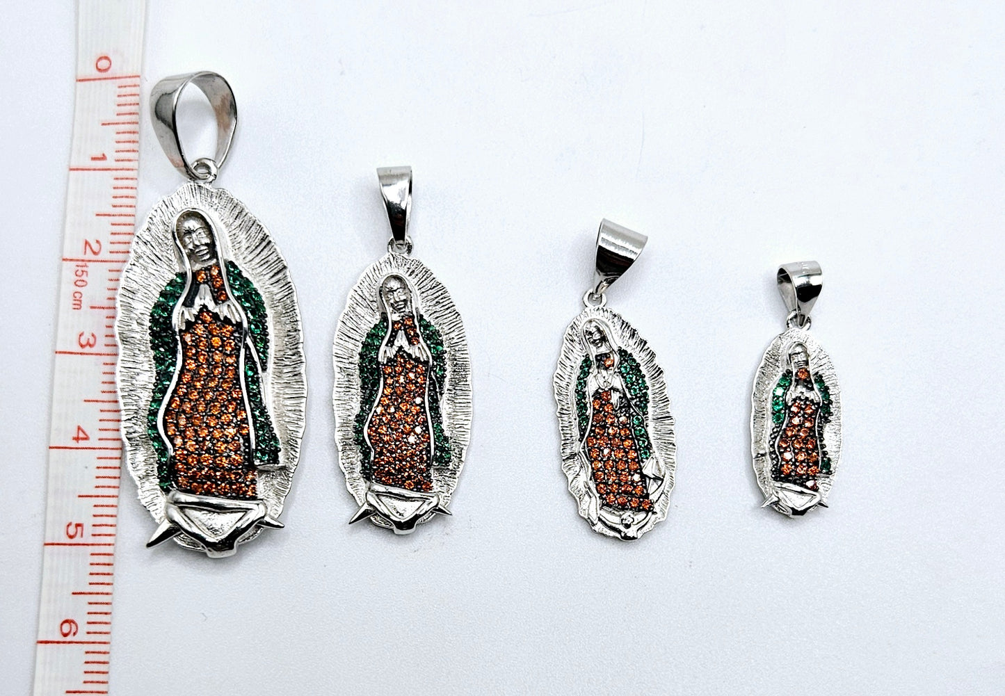 Virgen Maria (Virgin Mary) Silver 925 Pendant - Small