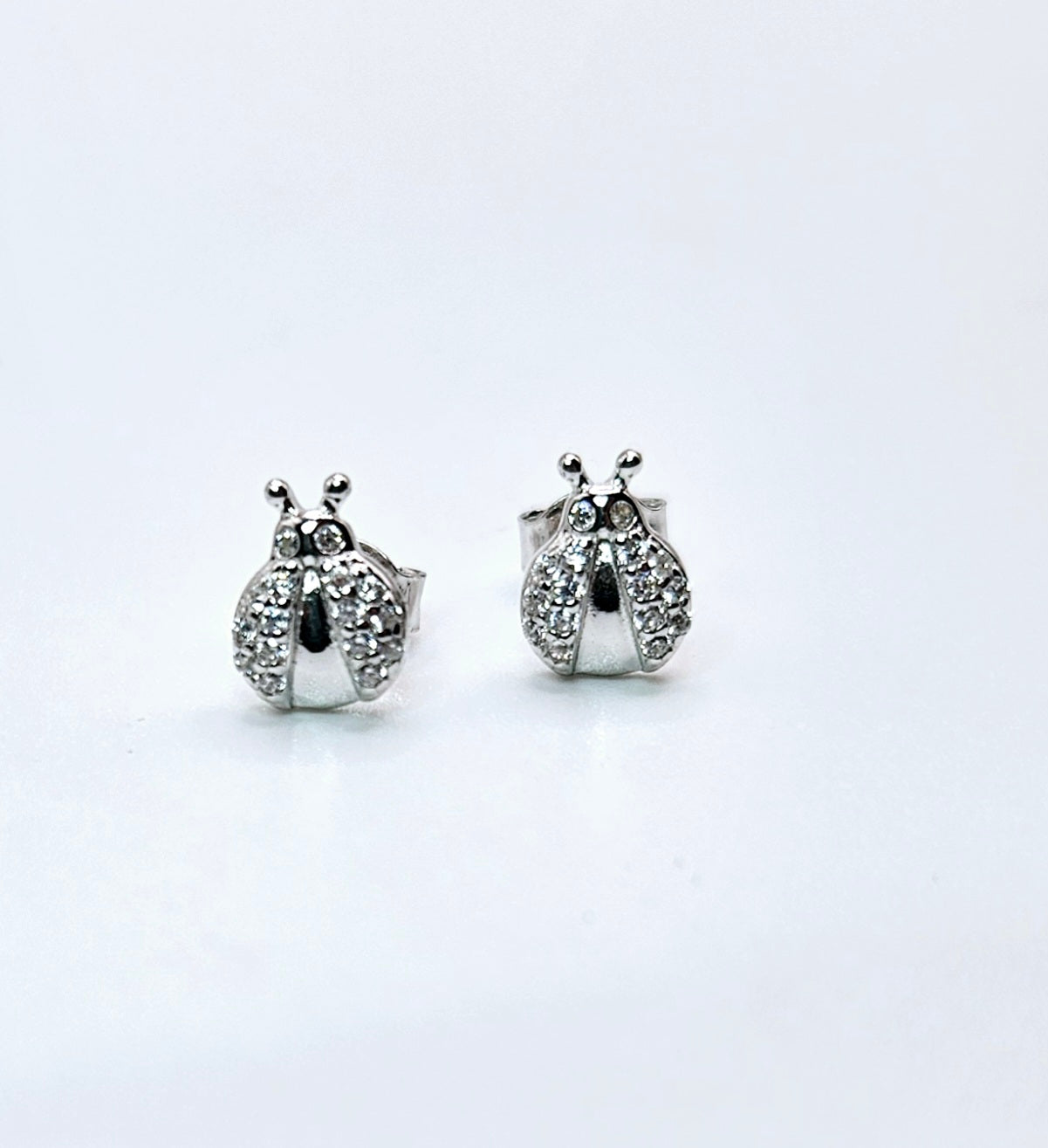 Kids Lady Bug Jewelry Set Silver 925