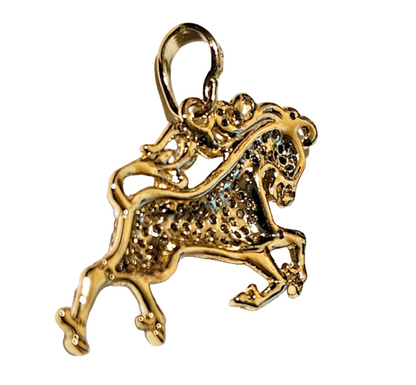 Horse 14k Gold Plated Necklace