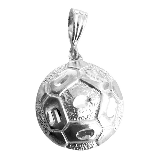 Soccer Ball Pendant Silver 925