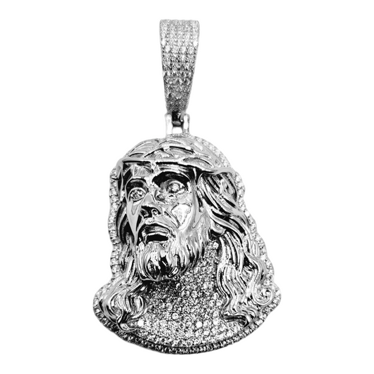 Jesus Face Silver 925 Pendant