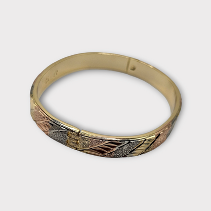 Multi Color Gold Plated Bangle