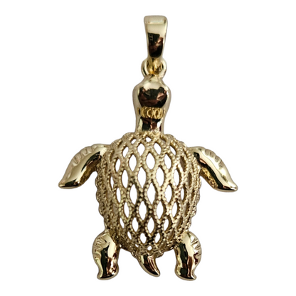 Turtle 14K Gold Plated Pendant