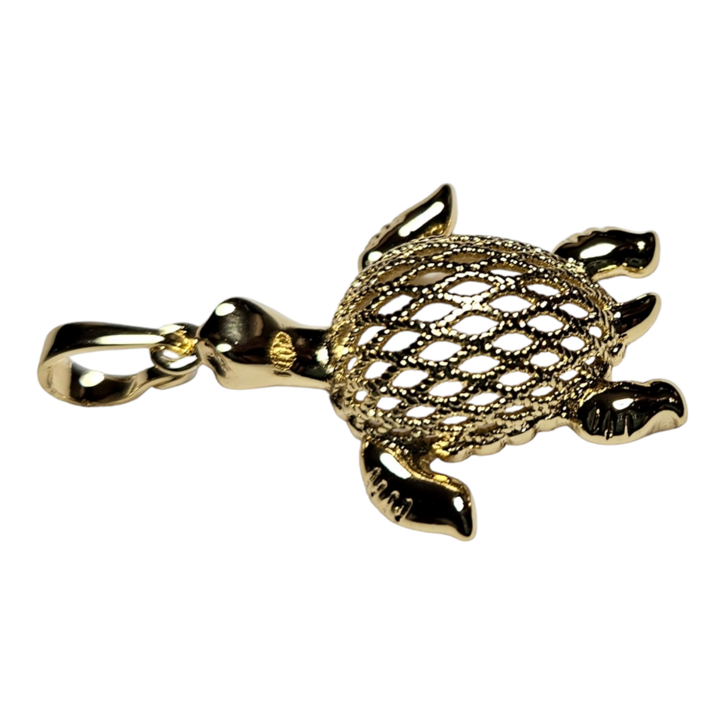 Turtle 14K Gold Plated Pendant