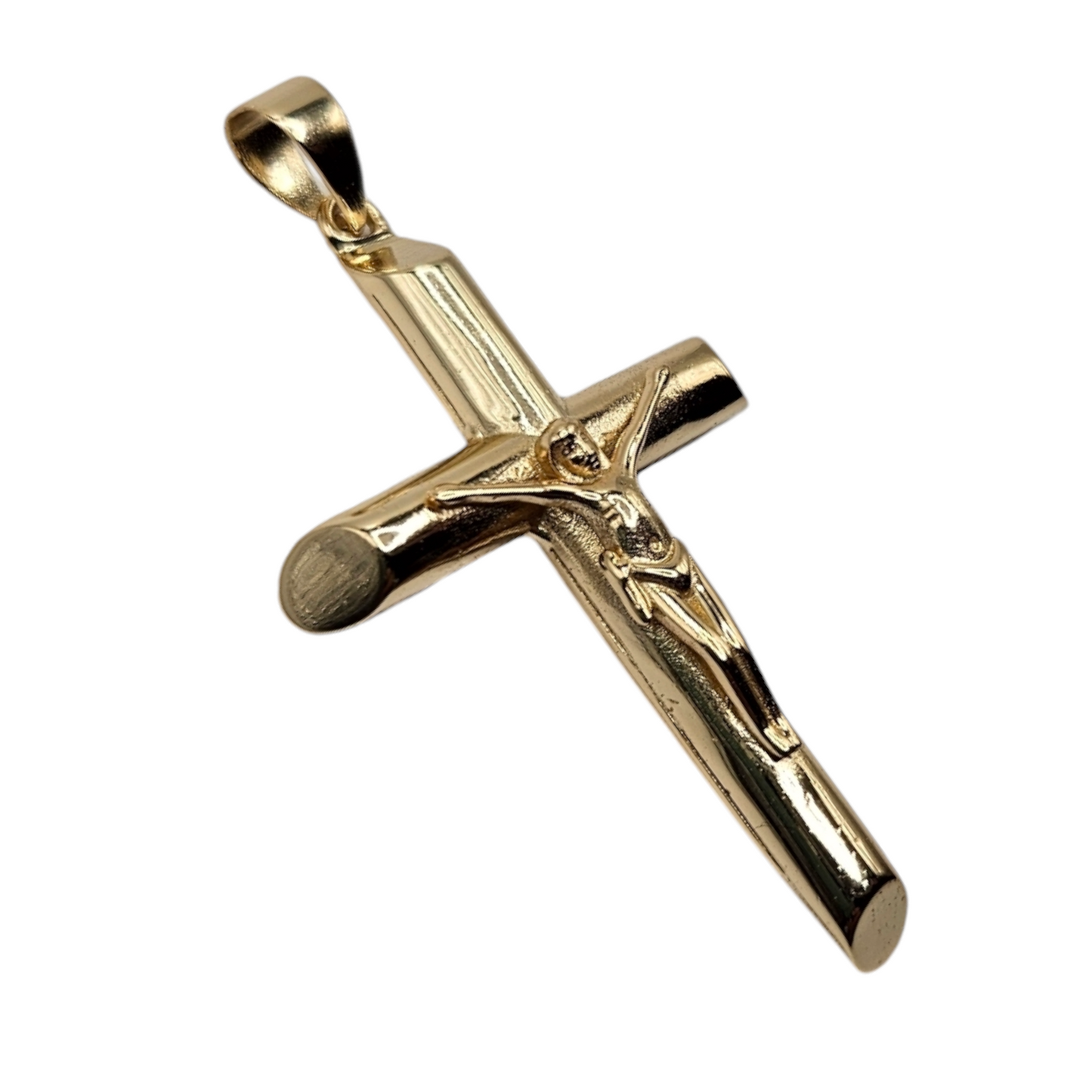 Silver 925 Cross Pendant - Gold Plated