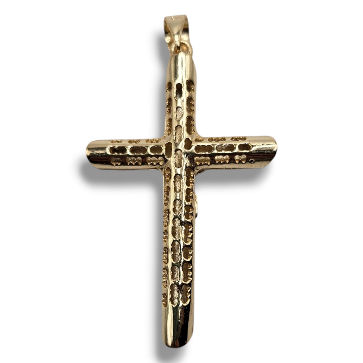 Silver 925 Cross Pendant - Gold Plated