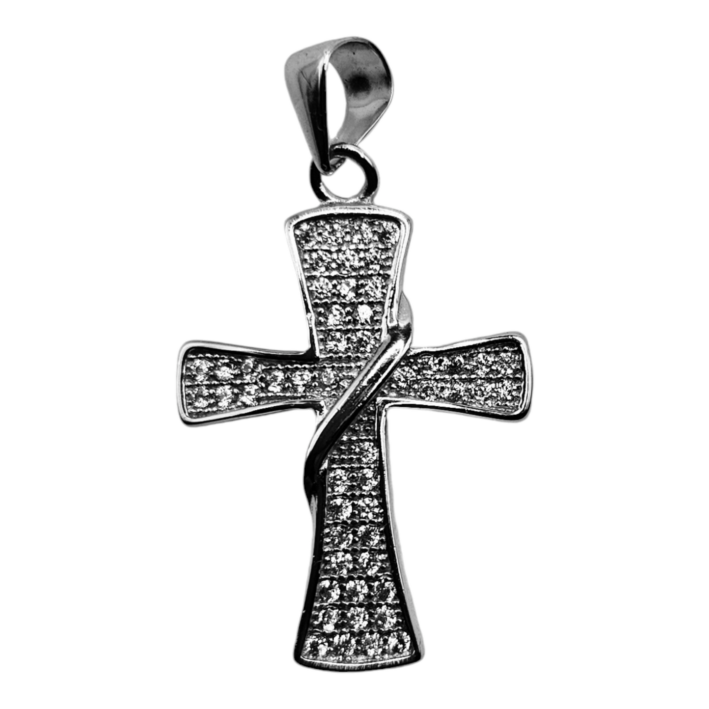 Cross Necklace Silver 925 or with 14K Gold Plating