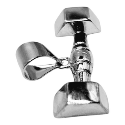 Dumbbell Pendant Silver 925