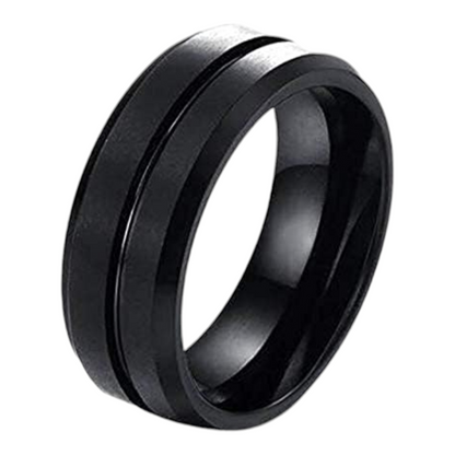 Black Tungsten Carbide Men Ring