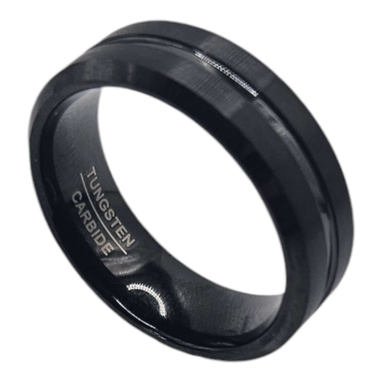 Black Tungsten Carbide Men Ring