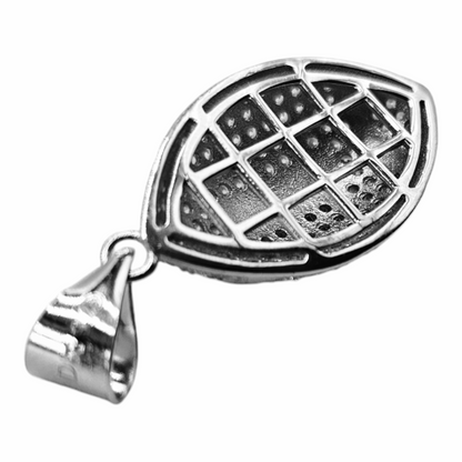 Football Pendant Silver 925