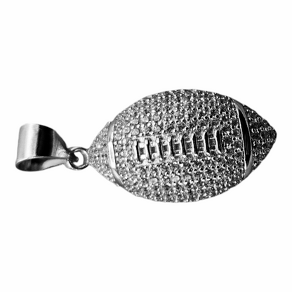 Football Pendant Silver 925